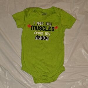 Faded Glory Infants Graphic Onesis 24 Months